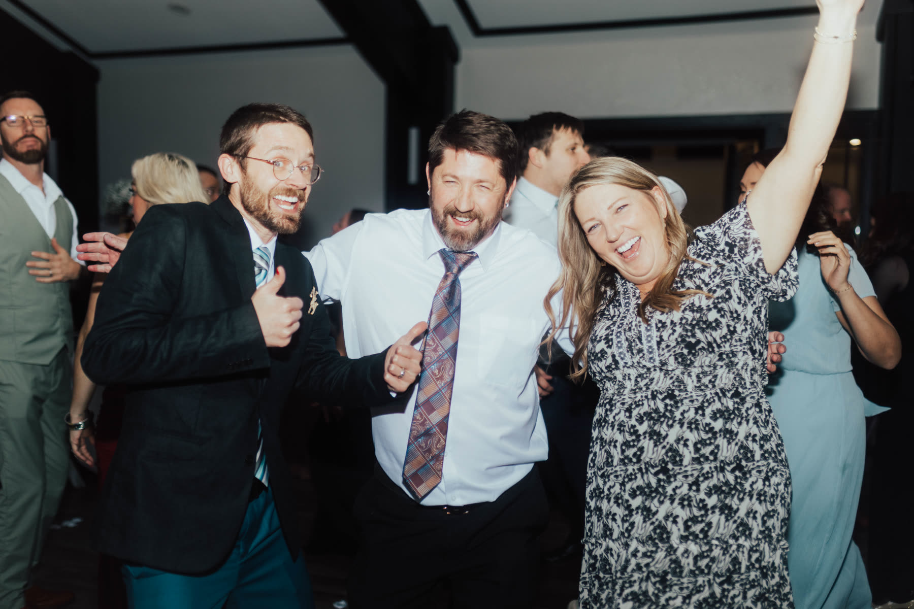 Guests having fun on the dance floor