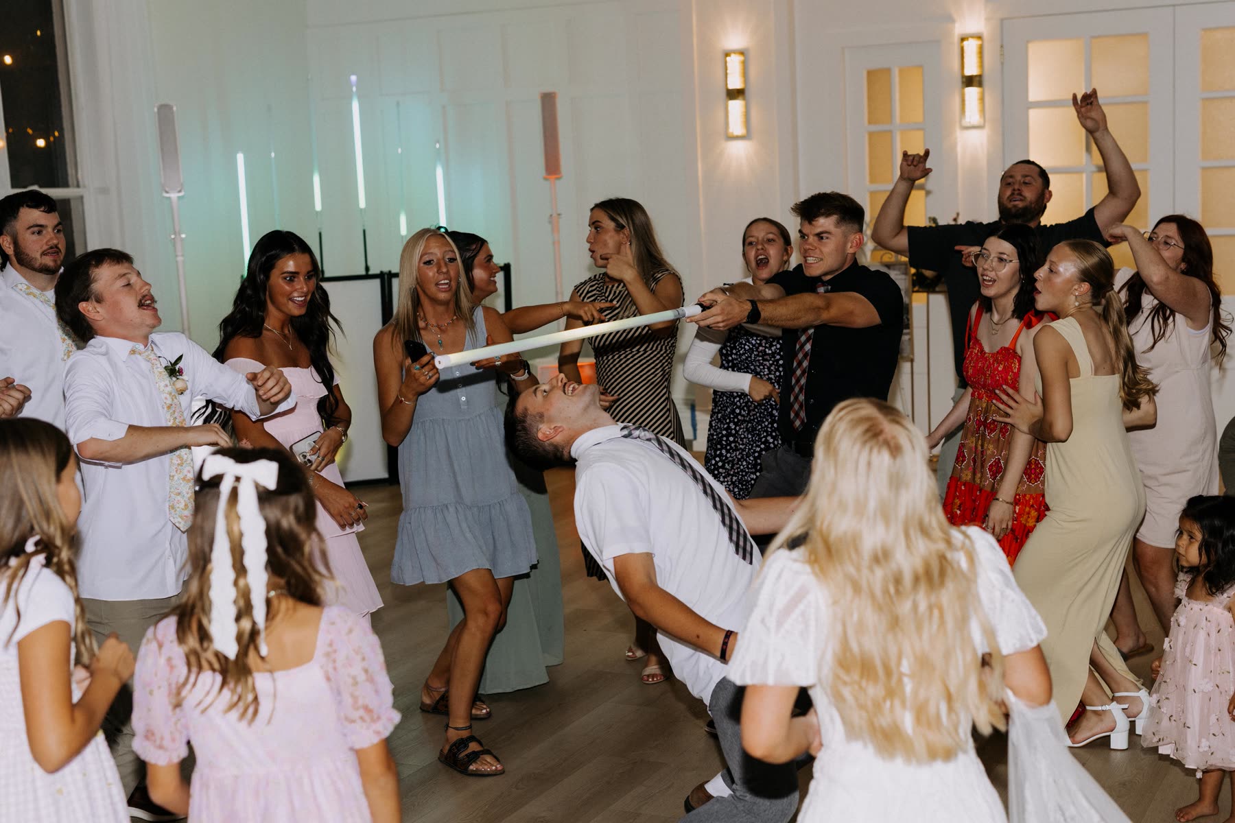 Limbo on the dance floor